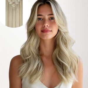 Goo Goo Elegant Ash Blonde Hair Extensions